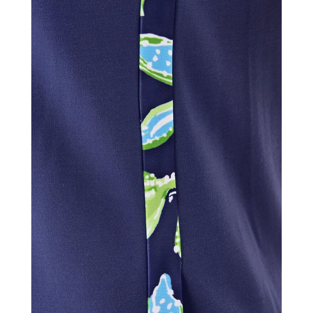 Lilly Pulitzer Mena Shift Dress Sz 8 NWT Sapphire Pool Navy Print Trim - Picture 4 of 4